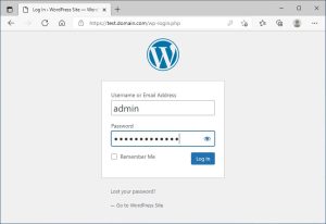WordPress wp-login